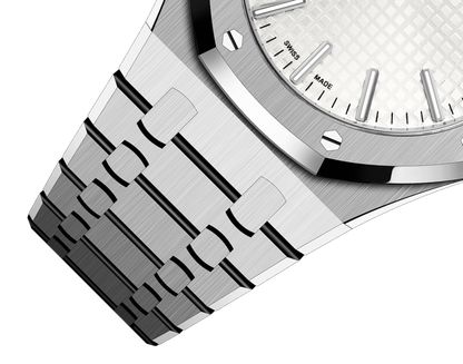 White 904L Steel - Automatic - 41mm