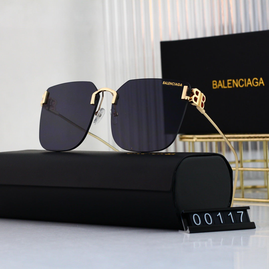 Frameless Metal Sunglasses