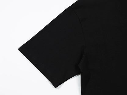 Small label straight T-shirt