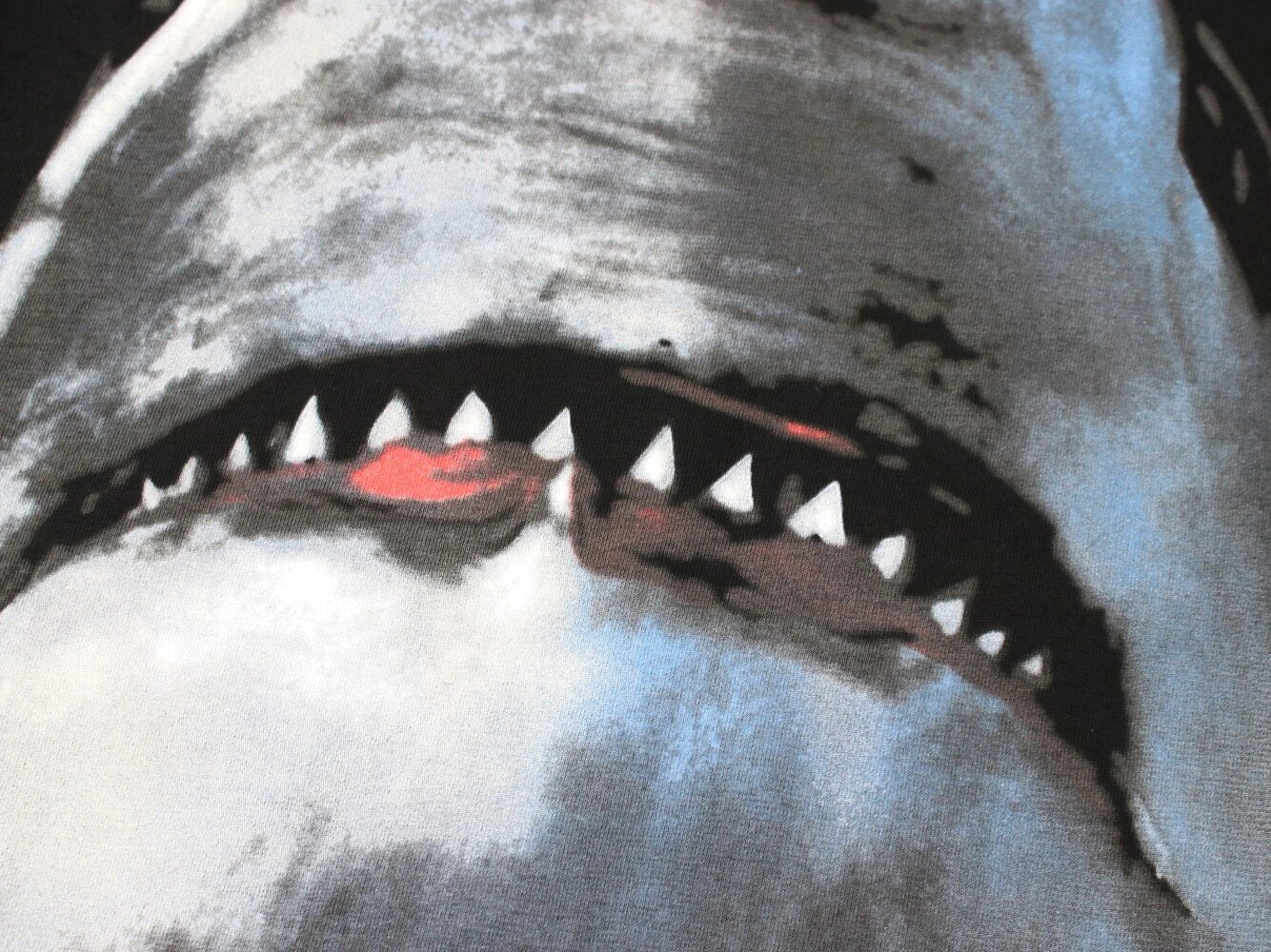 Shark print T-shirt