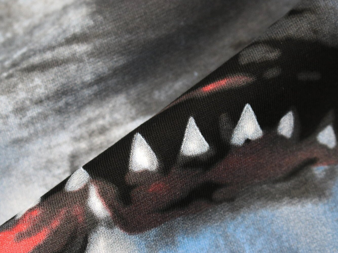 Shark print T-shirt