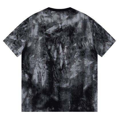 All-over multi-layered printed T-shirt