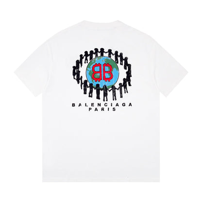 Double B letter print T-shirt