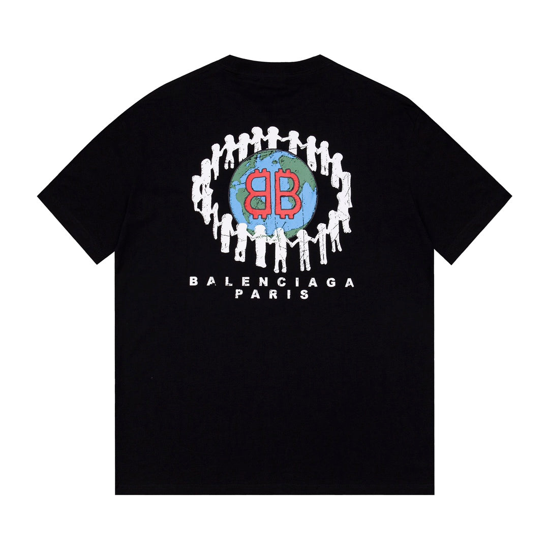 Double B letter print T-shirt