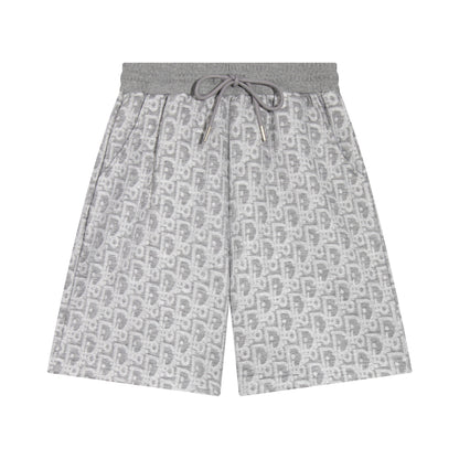 Jacquard knit shorts