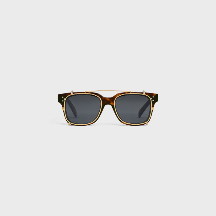 metal sunglasses red tortoise