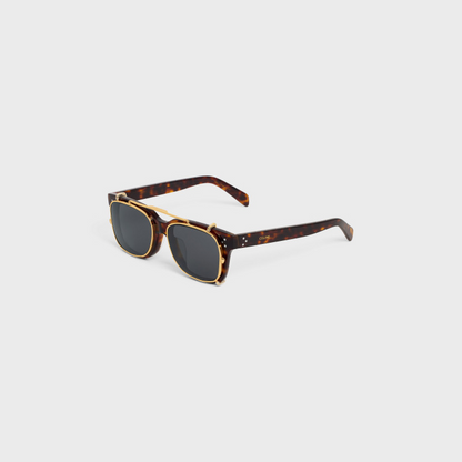 metal sunglasses red tortoise