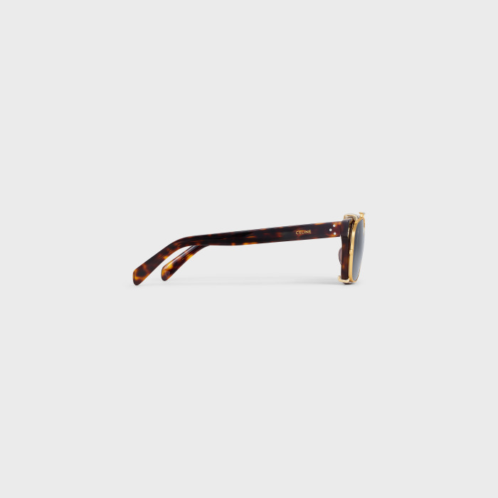 metal sunglasses red tortoise