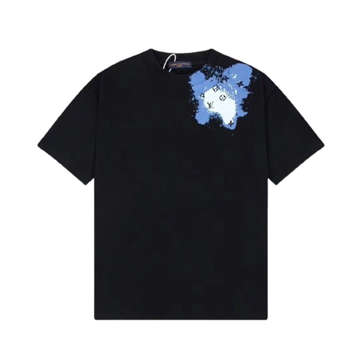 Starry sky inkjet short sleeves