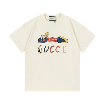 printed letter T-shirt