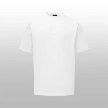 Embossed  Cotton T-Shirt