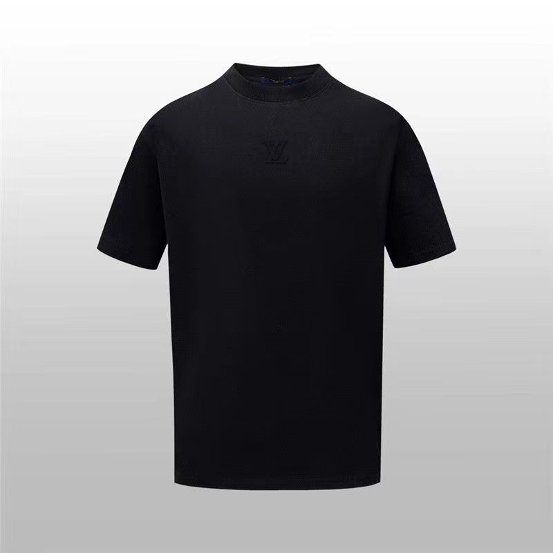 Embossed  Cotton T-Shirt