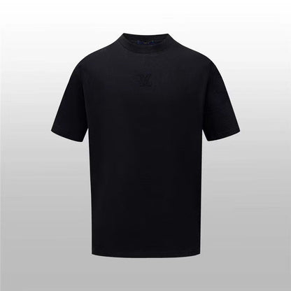 Embossed  Cotton T-Shirt