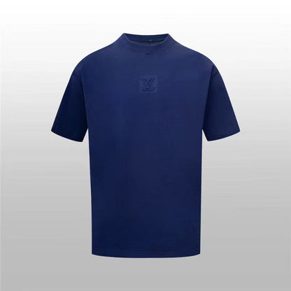 Embossed  Cotton T-Shirt