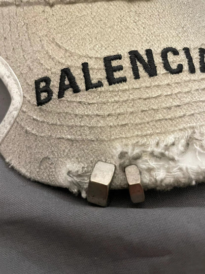 distressed hoop baseball cap