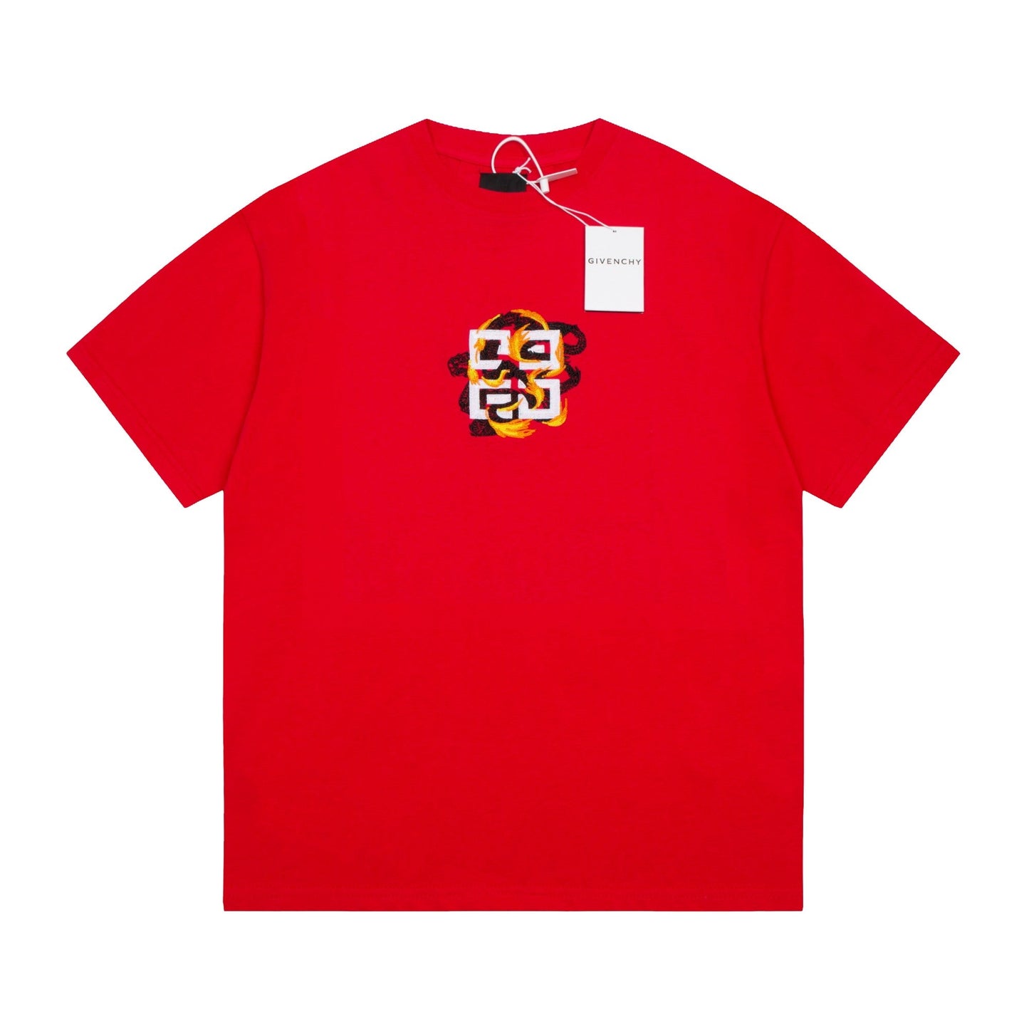 Year of the Dragon embroidered short sleeves