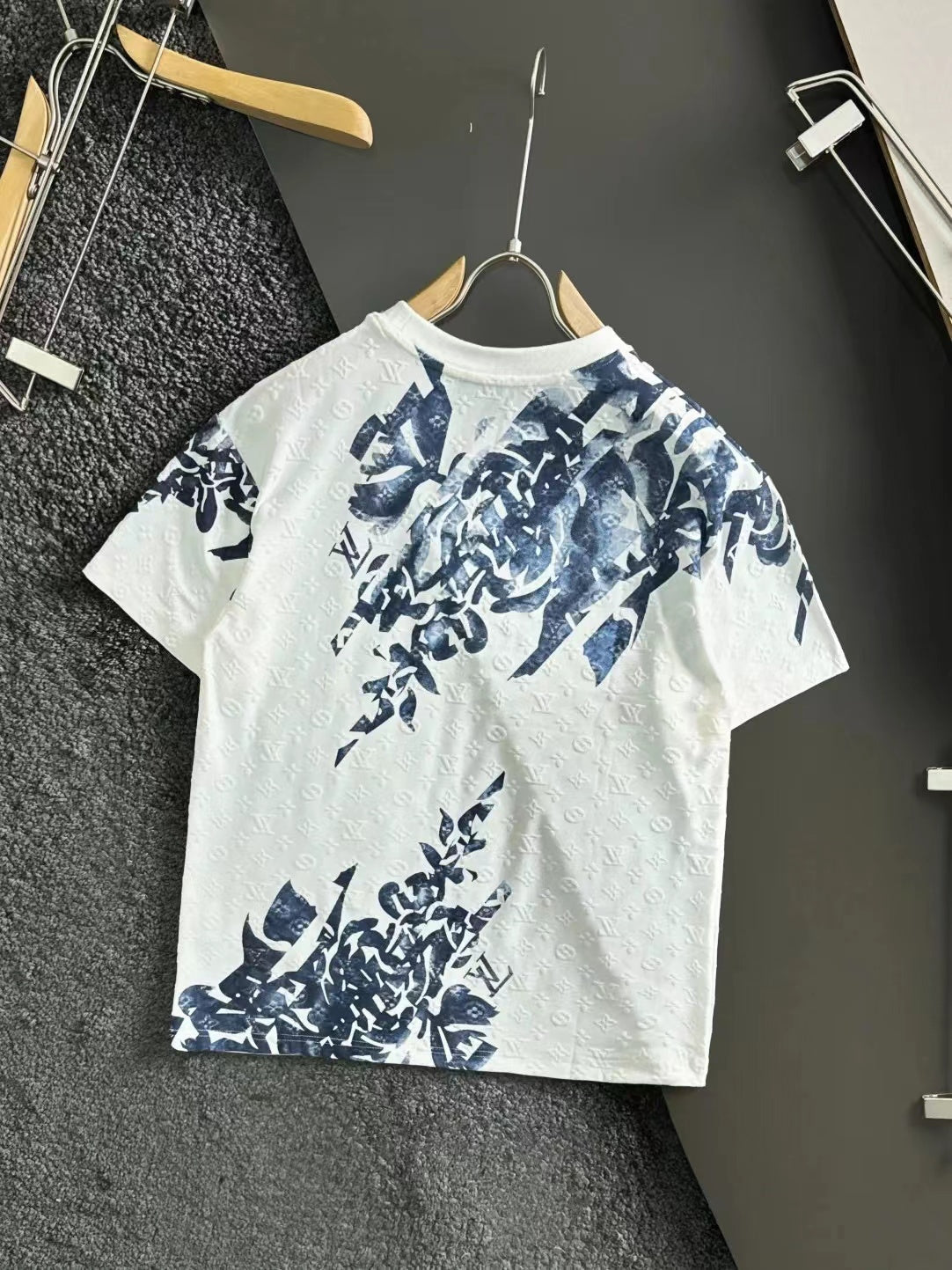 Blue and white porcelain short sleeves