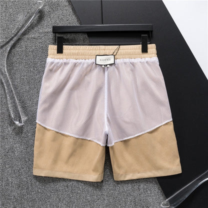 AS-Dark pattern side line shorts