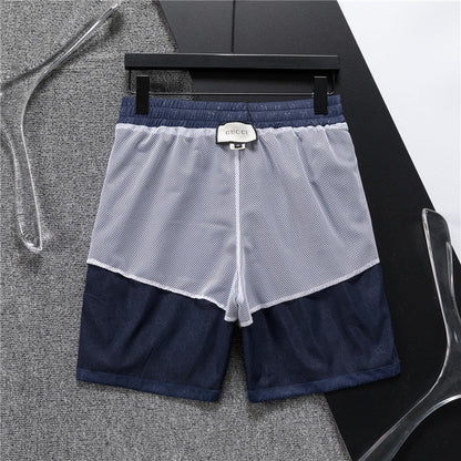 AS-Dark pattern side line shorts