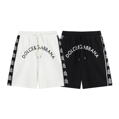 embroidered monogram shorts