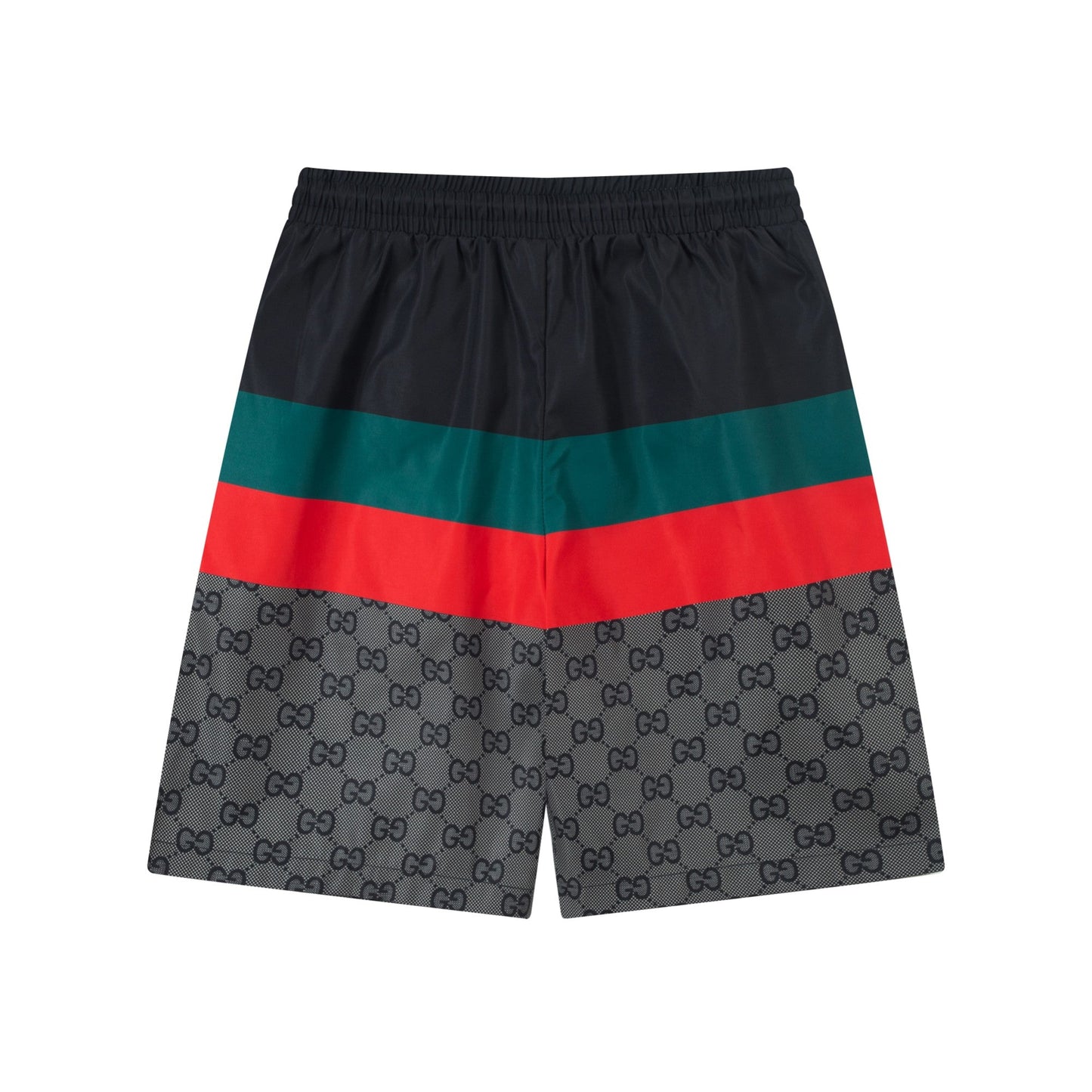 Retro color bee pattern shorts