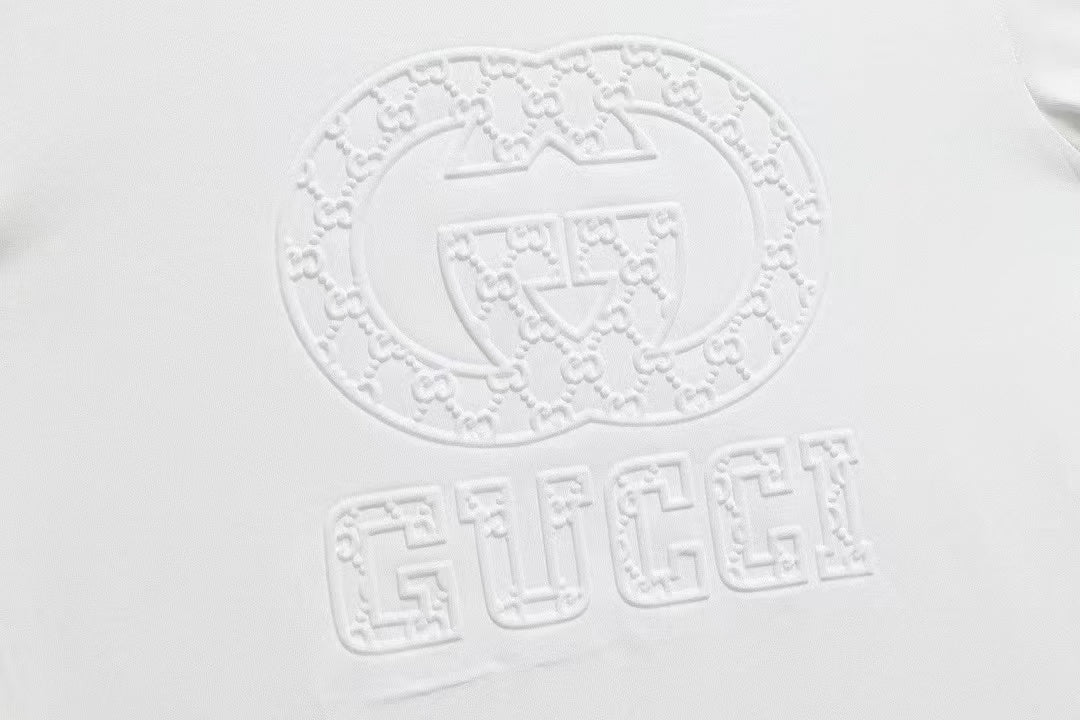 embossed logo T-shirt