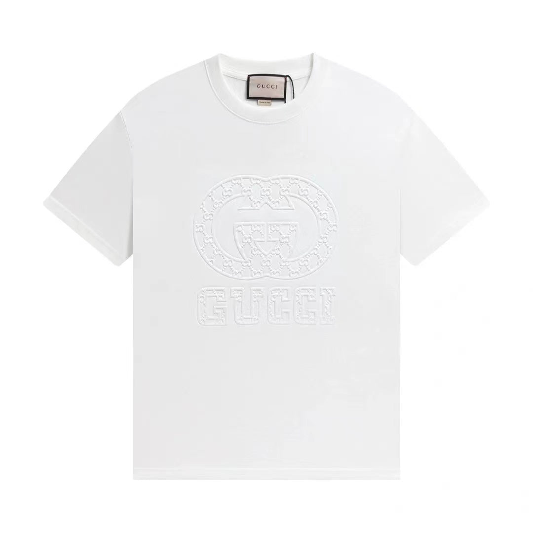 embossed logo T-shirt