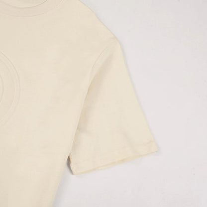 AS-Chest logo embossed T-shirt