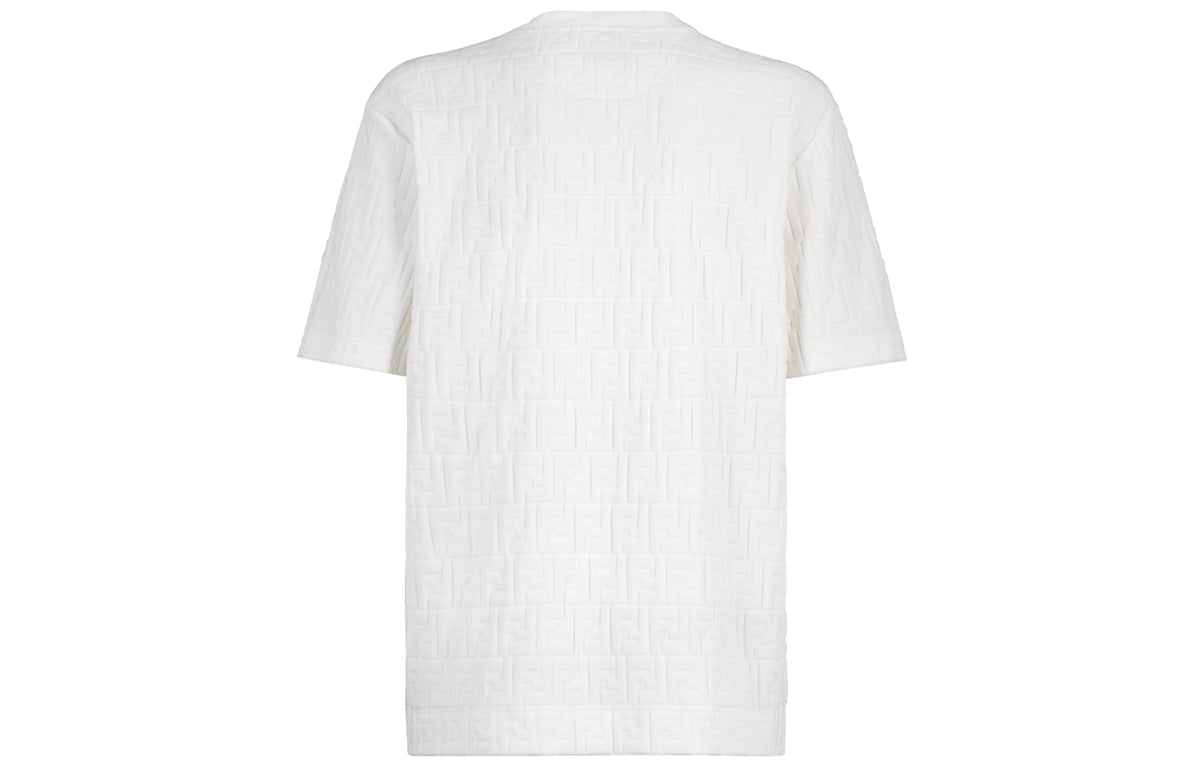 All over jacquard towel T-shirt