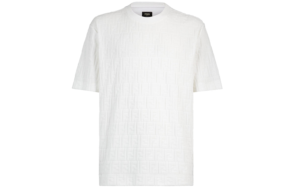 All over jacquard towel T-shirt