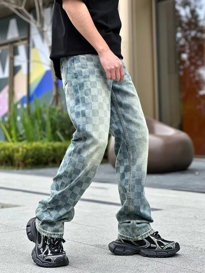 24SS printed jeans