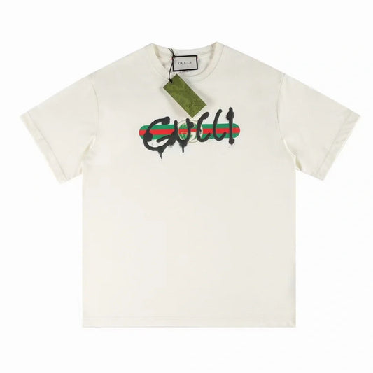 Offset printed logo t-shirt