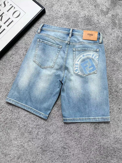 24ss F denim shorts