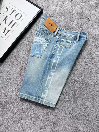 24ss F denim shorts