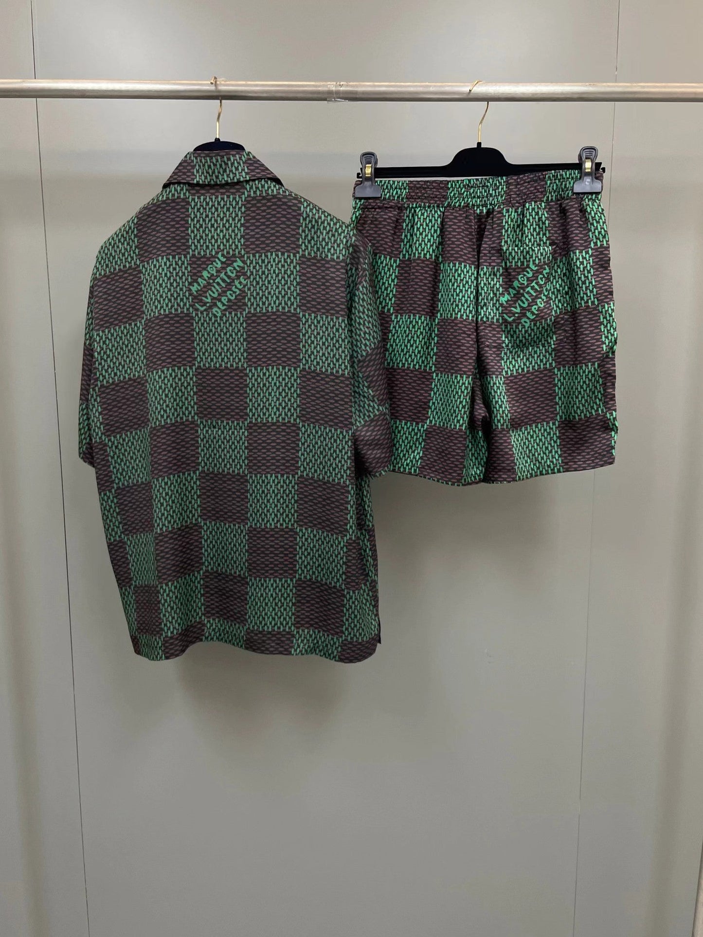 24ss Checkerboard casual suit 1:1