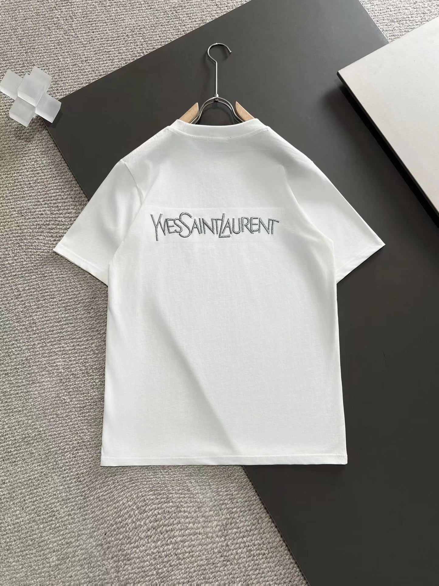 Family white letter T-shirt