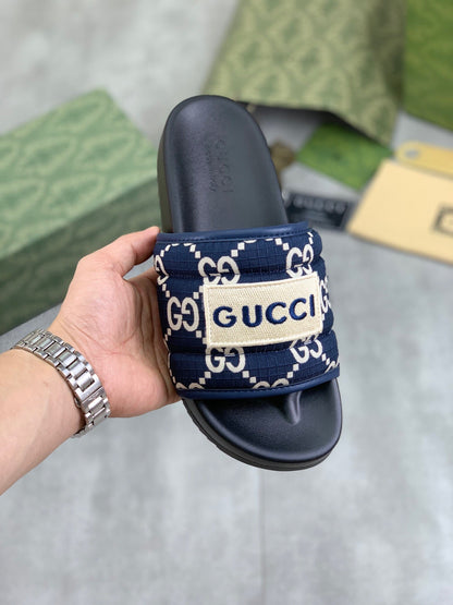 24SS GG logo thick-soled casual slippers