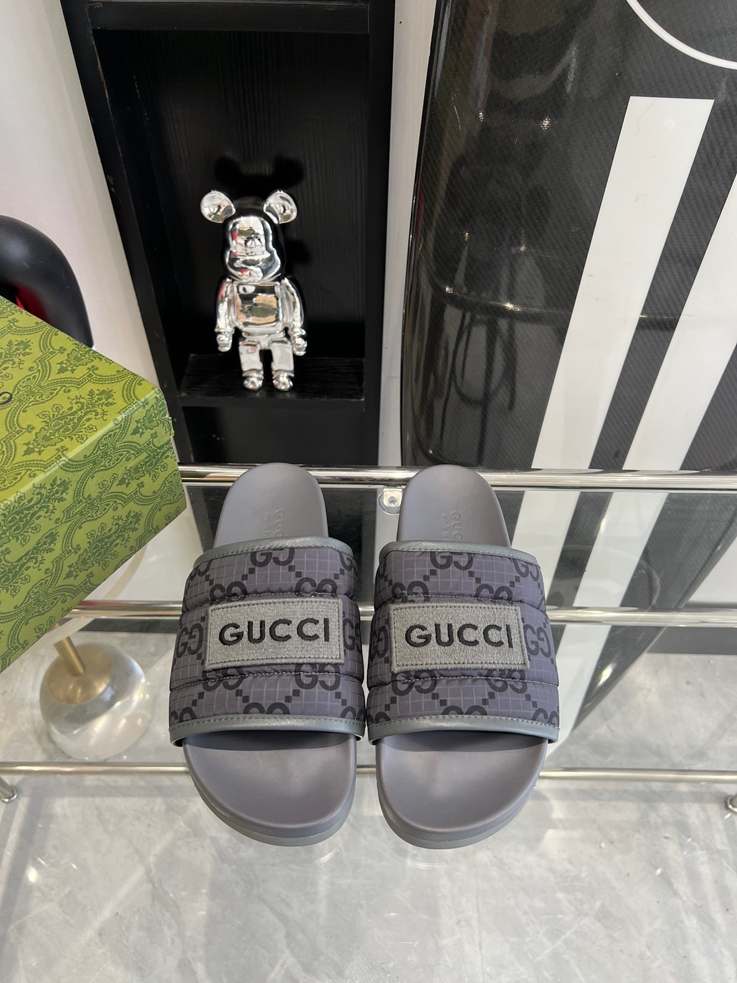 24SS GG logo thick-soled casual slippers