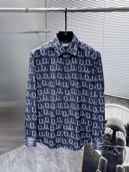 24letter print shirt