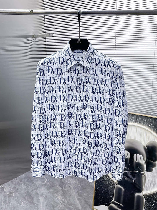 24letter print shirt