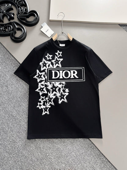 24 Star print crew neck T-shirt