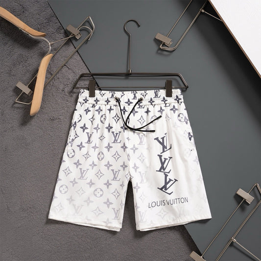 New summer beach pants printed quick-drying three-quarter pants