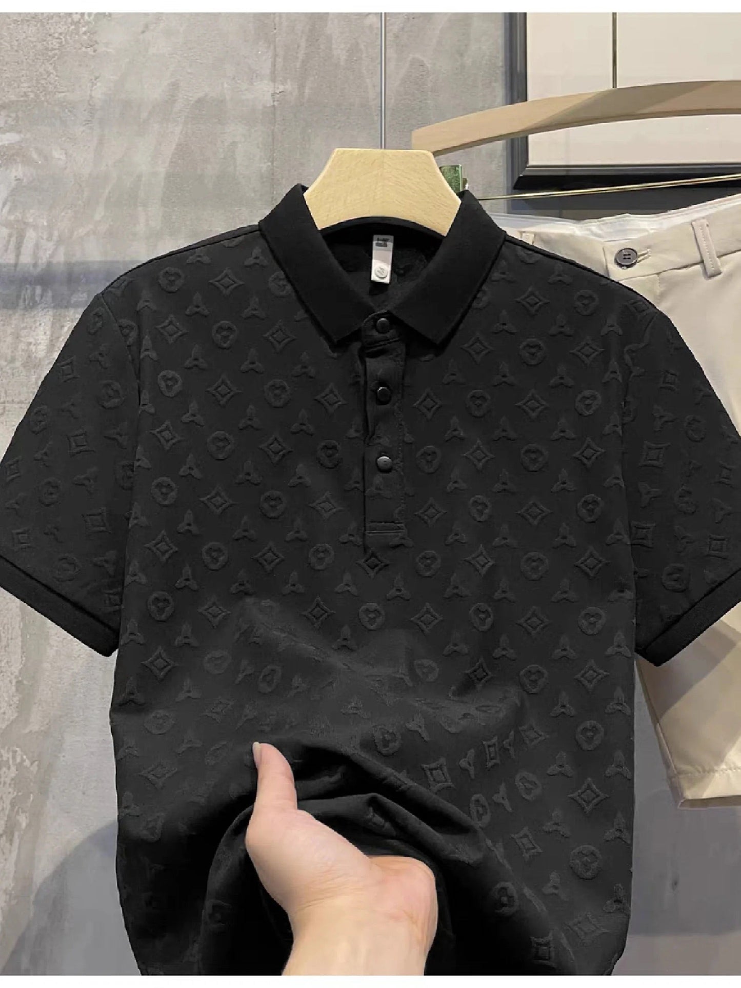 24Classic Jacquard Polo Shirt