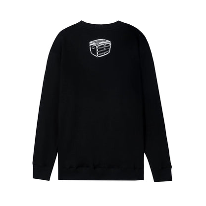 Classic cotton sweatshirt with clean lines and logo