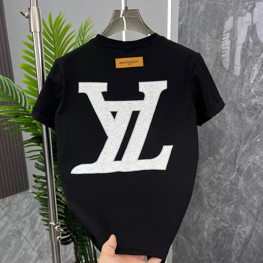 New Fashion Big Logo Printed Round Neck T-Shirt