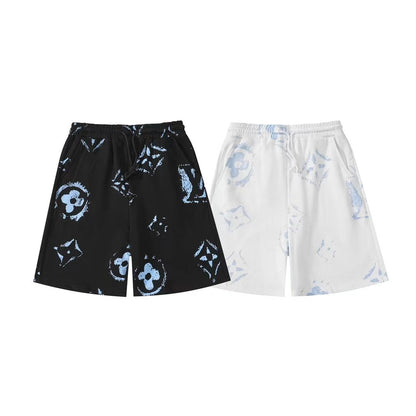 New digital printed terry shorts