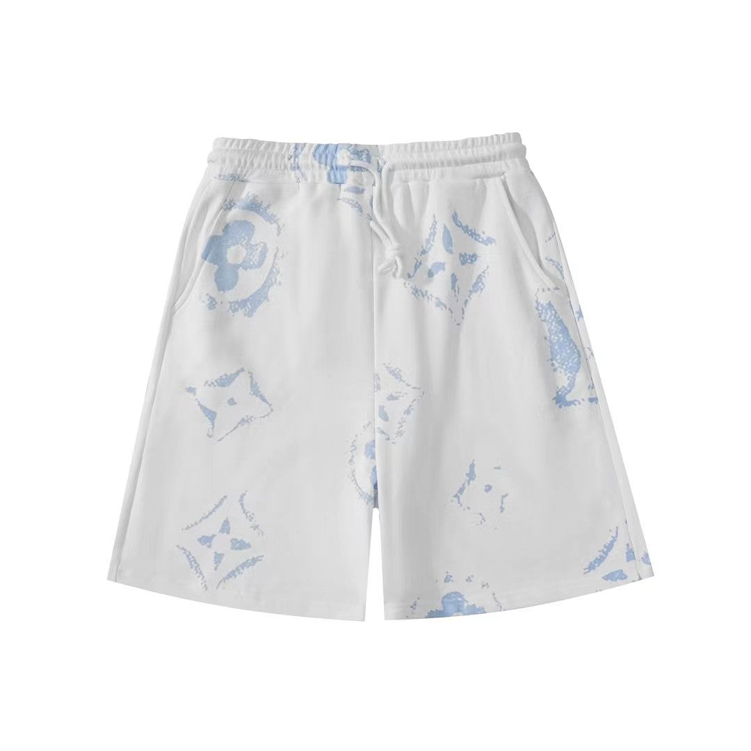 New digital printed terry shorts