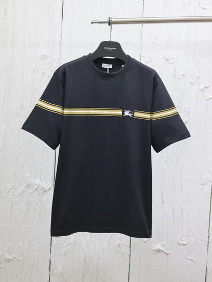 New woven striped T-shirt