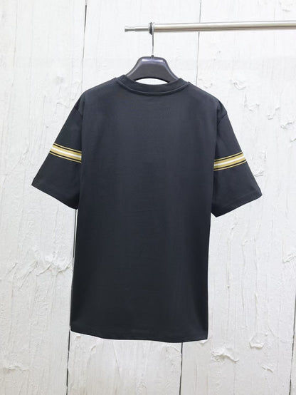 New woven striped T-shirt