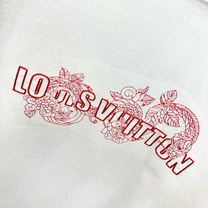 Newly launched embroidered couple T-shirt